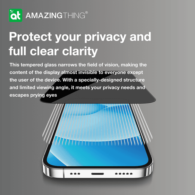 شاشة الملاقيف شاشة حماية زجاجية كاملة لايفون 14 برو ماكس 6.7 بوصة 2.75 دي لحماية الخصوصية من أميزنغ ثينغ At iphone 14 pro max fully covered radix privacy glass privacy - SW1hZ2U6MTQ1ODM1Mw==
