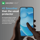 شاشة الملاقيف شاشة حماية زجاجية لايفون 14 بلس 2.75 دي من أميزنغ ثينغ At iphone 14 plus 6.7'' 2.75d dust filter titan privacy glass privacy