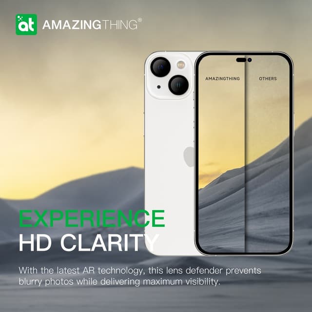At iphone 14 6.1''/ plus 6.7'' crystal lens glass crystal