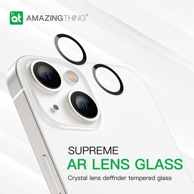 At iphone 14 6.1''/ plus 6.7'' crystal lens glass crystal