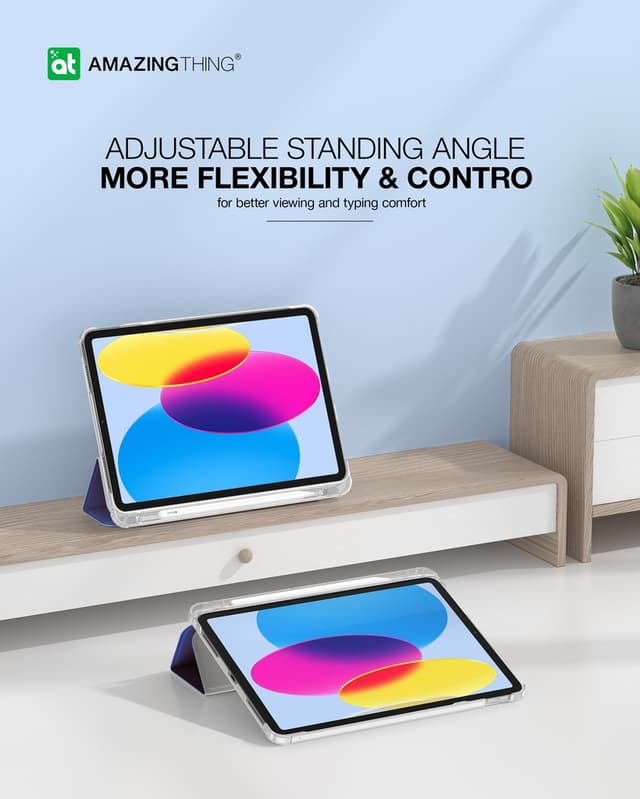 At smoothie drop proof case for ipad 10.9''2022 black