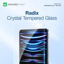شاشة حماية زجاجية كاملة التغطية لايباد 2022 راديكس 2.5 دي من أميزنغ ثينغ لون شفاف At ipad 2022 fully covered radix clear glass - SW1hZ2U6MTQ1NzQzMg==