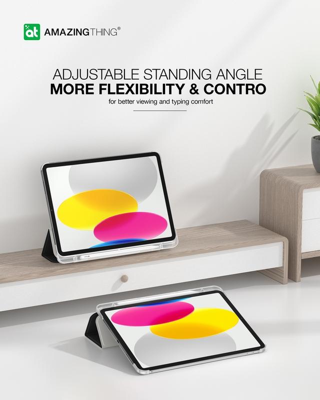 At smoothie drop proof case for ipad air 5 10.9''2022 black