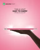 كفر ايباد اير 5 2022 مقاوم للصدمات 10.9 بوصة سموثي من أميزنغ ثينغ لون وردي At smoothie drop proof case for ipad air 5 2022