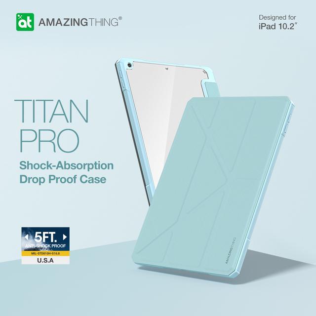At titan pro mil-drop proof case for ipad 10.2'' 2021 grey - SW1hZ2U6MTQ2MTA4NQ==