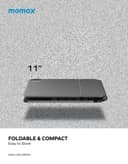 Momax mag.link wireless magnetic keyboard for ipad air 10.9" & ipad pro 11" space grey