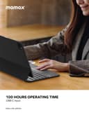 Momax mag.link wireless magnetic keyboard for ipad air 10.9" & ipad pro 11" space grey