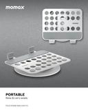 Momax fold stand mila rotatable tablet stand silver