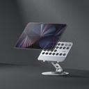 ستاند تابلت ميلا قابل للطي والتدوير من موماكس لون فضي Momax fold stand mila rotatable tablet stand - SW1hZ2U6MTQ1ODM4Mw==