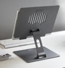 Momax adjustable stand for laptop and tablet space grey