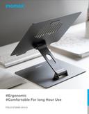 ستاند لابتوب وتابلت قابل للطي من موماكس لون فضي Momax adjustable stand for laptop and tablet space - SW1hZ2U6MTQ2MTc1Mg==