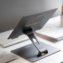 Momax adjustable stand for laptop and tablet space grey