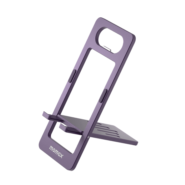 ستاند جوال قابل للطي لون بنفسجي Momax fold stand handy phone stand