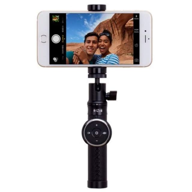عصا سلفي بلوتوث 90 سم من موماكس لون أسود Momax selfie hero bluetooth selfie pod