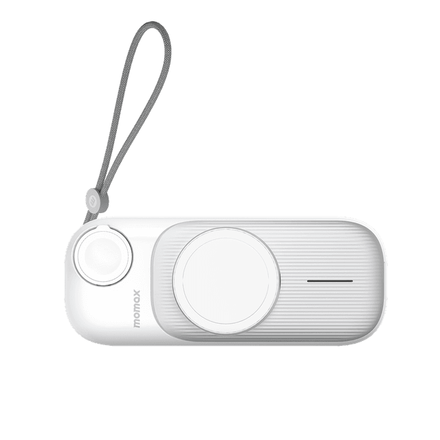 Momax airbox go power capsule with magsafe 10000mah apple 15w fast charger white