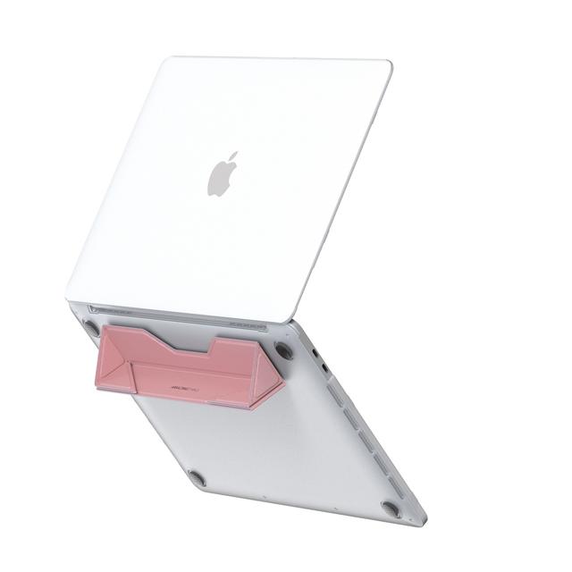 At marsix pro macbook 13" air case with magnetic stand matte clear/pink - SW1hZ2U6MTQ2MTQwNg==