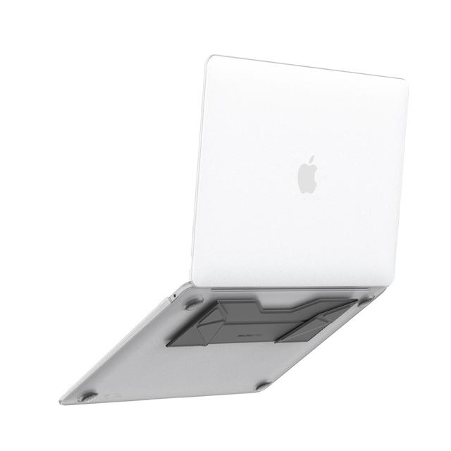 At marsix pro macbook 13" air case with magnetic stand matte clear+grey - SW1hZ2U6MTQ2MDkwMw==