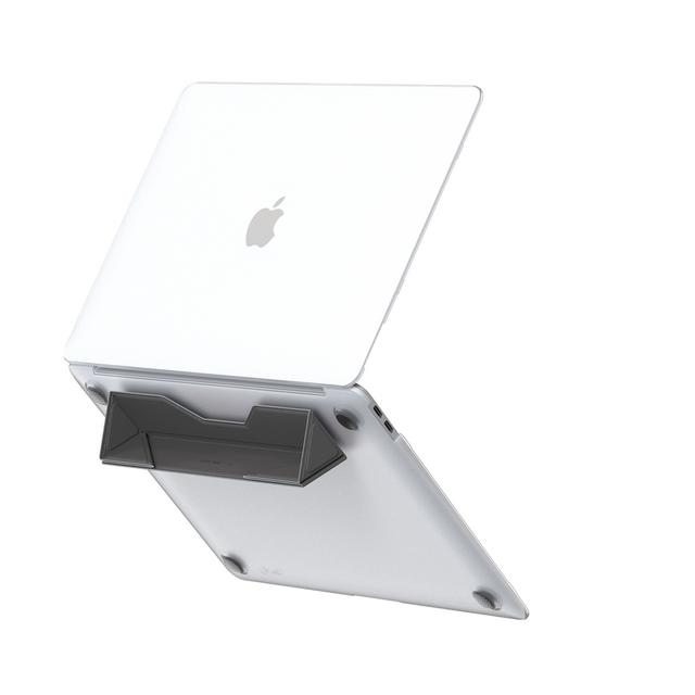 At marsix pro macbook 13" air case with magnetic stand matte clear+grey - SW1hZ2U6MTQ2MDg5OQ==