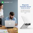 At marsix pro macbook 13'' pro case with magnetic stand matte clear+grey - SW1hZ2U6MTQ2MTM4NA==