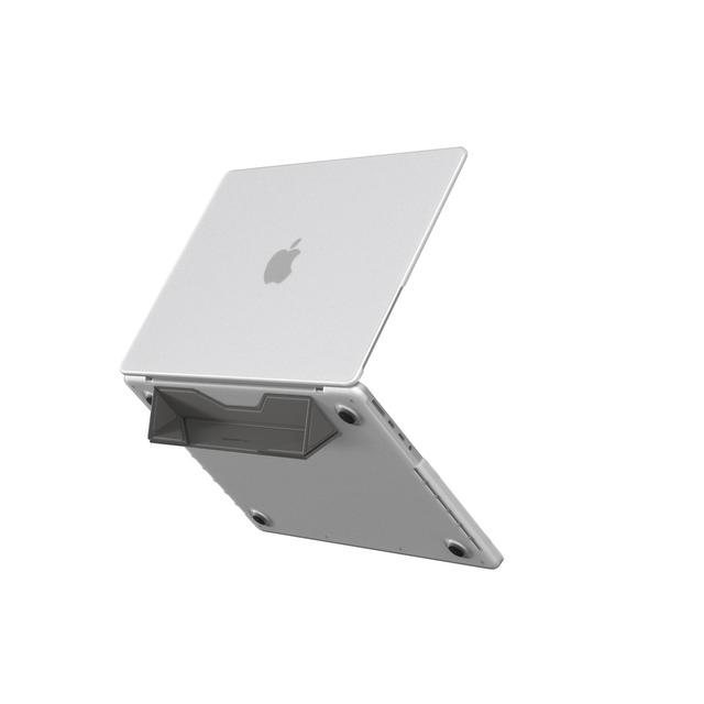 At marsix pro macbook 13'' pro case with magnetic stand matte clear+grey - SW1hZ2U6MTQ2MTM3NA==