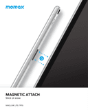 Momax mag link pro magnetic charging active stylus pen space grey - SW1hZ2U6MTQ1ODQ5OQ==