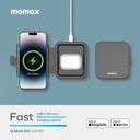 Momax q. Mag go 20w 2-in-1 wireless charger with magsafe grey - SW1hZ2U6MTQ1OTAxOA==