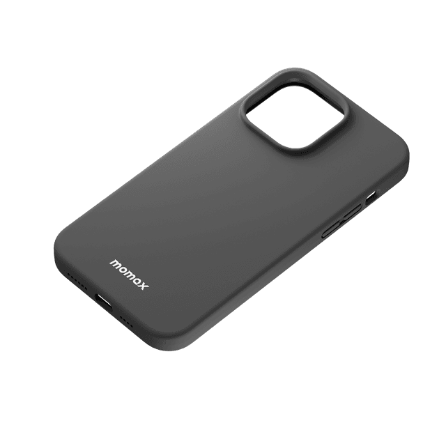 كفر جوال ايفون 14 برو ماكس سيليكون 6.7 بوصة ماغ سيف لون أسود من موماكس Momax iphone 14 pro max silicone magnetic case - SW1hZ2U6MTQ2MDk1NQ==
