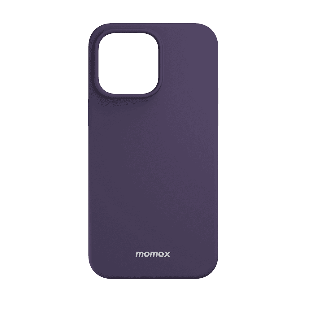 Momax iphone 14 pro max 6.7'' silicone magnetic case purple