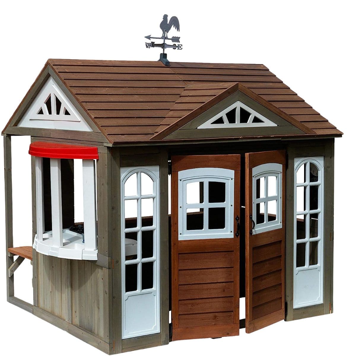 بيت العاب كبير للاطفال كنتري فيستا كيد كرافت Kidkraft Country Vista Outdoor Playhouse