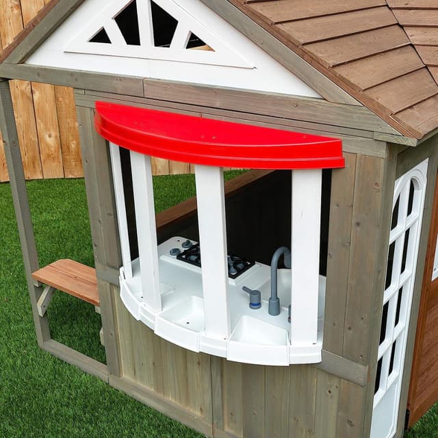 بيت العاب كبير للاطفال كنتري فيستا كيد كرافت Kidkraft Country Vista Outdoor Playhouse