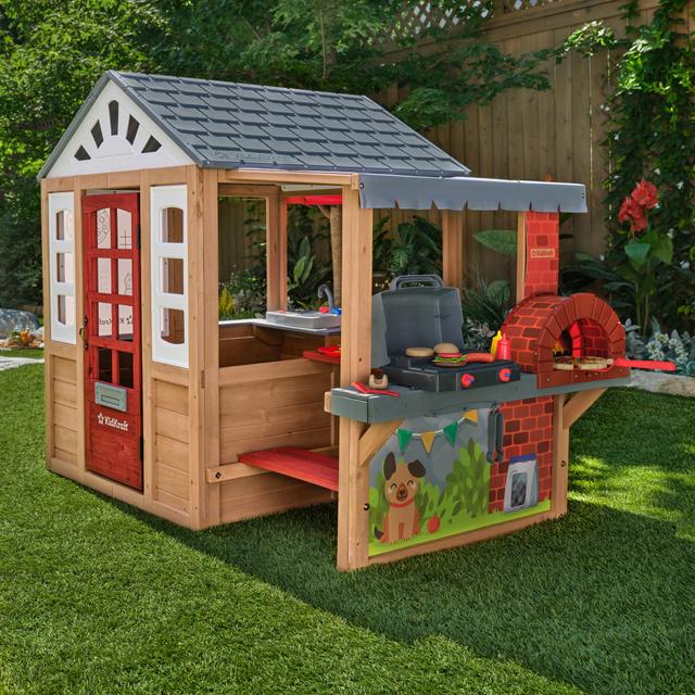 Kidkraft Grill and Chill Pizza Outdoor Playhouse - SW1hZ2U6MTQ2ODczMw==