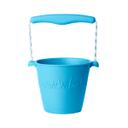 سطل 1.5 لتر أزرق فاتح سكرانش Scrunch Bucket Blue Fish - SW1hZ2U6MTQ2ODU2OQ==