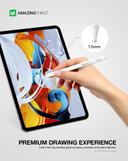 قلم ايباد برو مع ملحق مغناطيسي لايباد ميني وبرو واير لون أبيض At stylus pen pro with magnetic attachment for ipad - SW1hZ2U6MTQ1ODU5OQ==