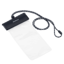 شنطة جوال عالمية مقاومة للماء لون شفاف مع علاقة بالرقبة من موماكس لون أسود Momax waterproof pouch universal with neck strap - SW1hZ2U6MTQ1Nzc0Ng==