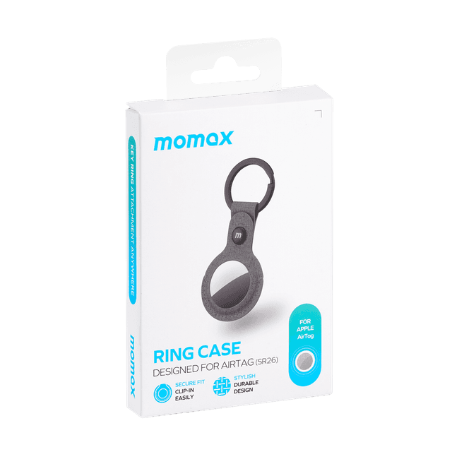 Momax ring case designed for airtag grey - SW1hZ2U6MTQ2MjA5Nw==