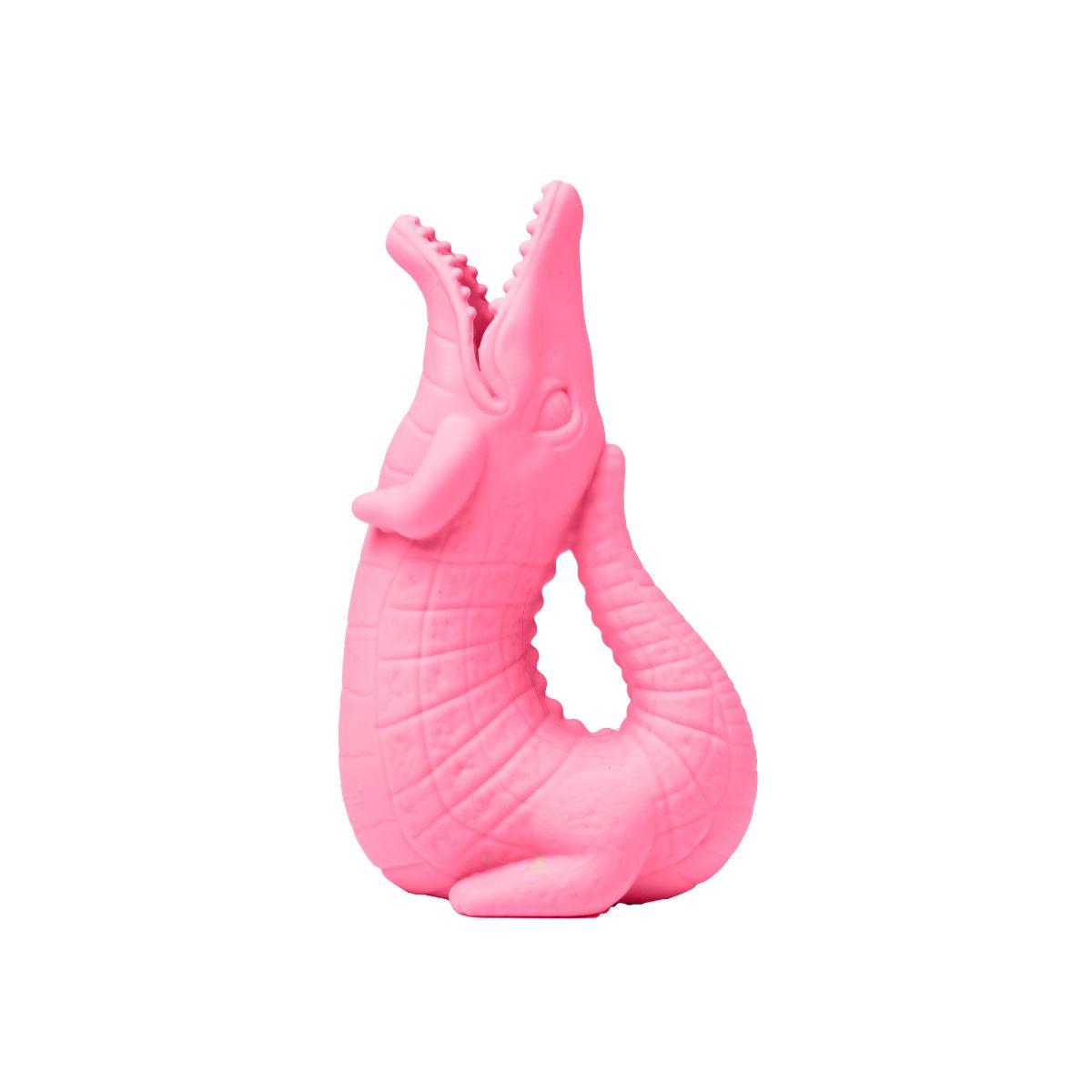 لعبة مياه للاطفال 250 مل زهري غامق سكرانش Scrunch Crocodile Flamingo Pink