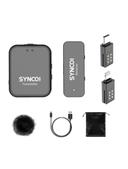 مايك لاسلكي للجوال 150 متر مستقبل ومرسل سينكو أسود Synco G1TL 2.4G Wireless Mic - SW1hZ2U6MTQ3ODMwNw==