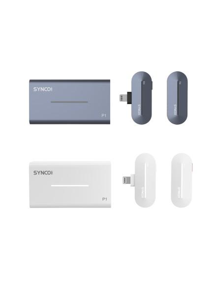 ميكرفون للجوال صغير لايتننغ 150 متر سينكو أسود Synco P1T Wireless Mic - SW1hZ2U6MTQ3ODI5MA==