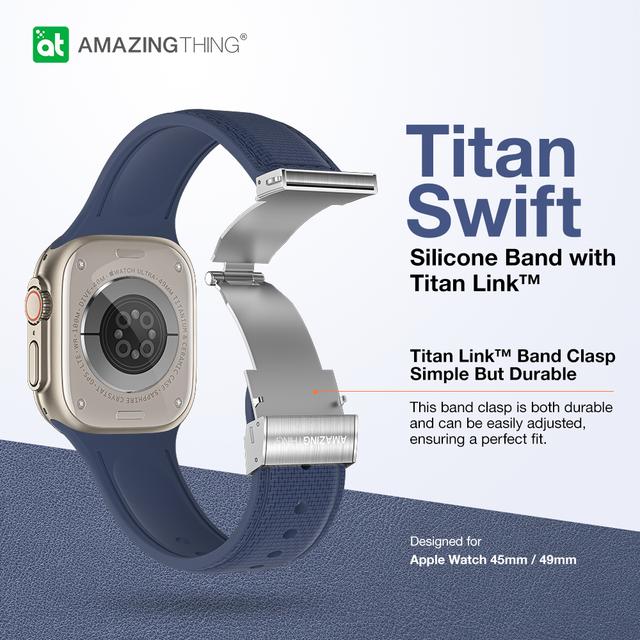 At Titan Swift Band For Apple W 49/45/44/42mm Black - SW1hZ2U6MTQ2MjM0MA==