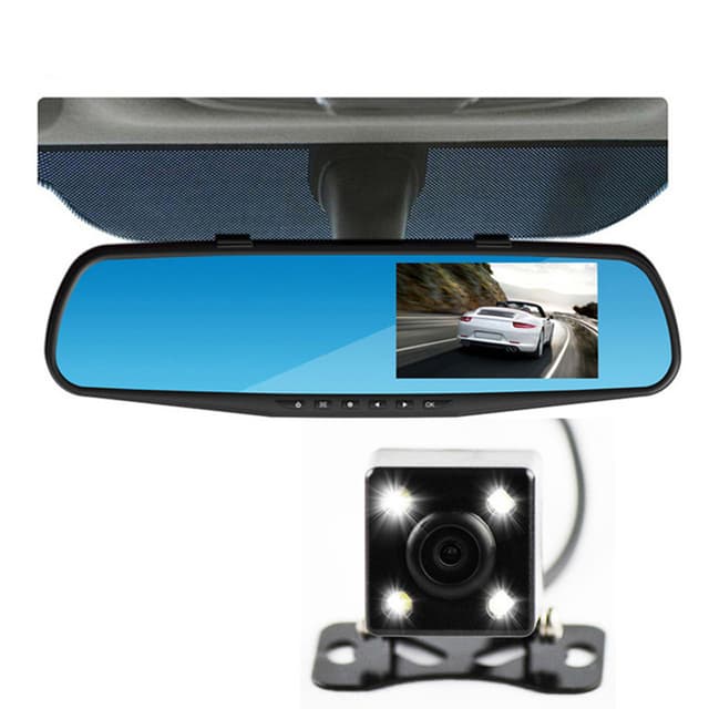 Toby's 4 IN 1 Mega Offer DVR Mirror with Parking and Roof Light