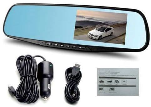 Toby's 4 IN 1 Mega Offer DVR Mirror with Parking and Roof Light