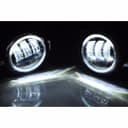 انوار ضباب 1440 لومن أبيض وأصفر توبيز Toby's Angle Eyes Fog Light