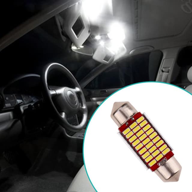 لمبات ليد سقف سيارة 36 ملم 8 وات توبيز Toby's Car LED Dome Light 3014 27smd