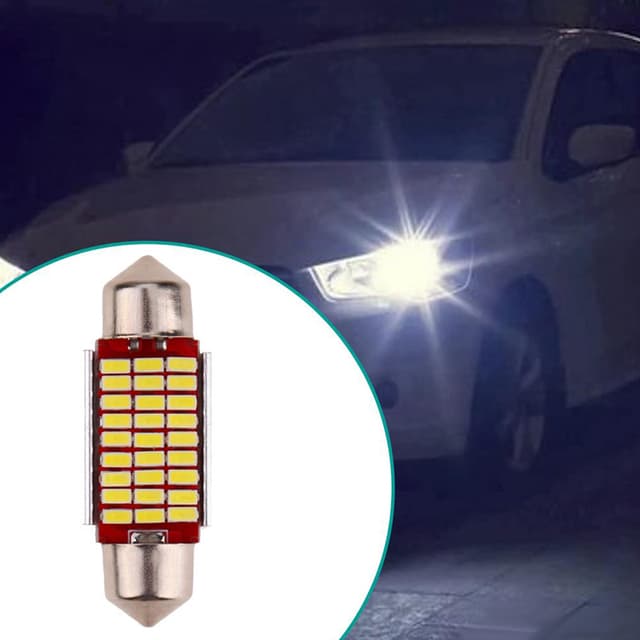 لمبات ليد سقف سيارة 36 ملم 8 وات توبيز Toby's Car LED Dome Light 3014 27smd