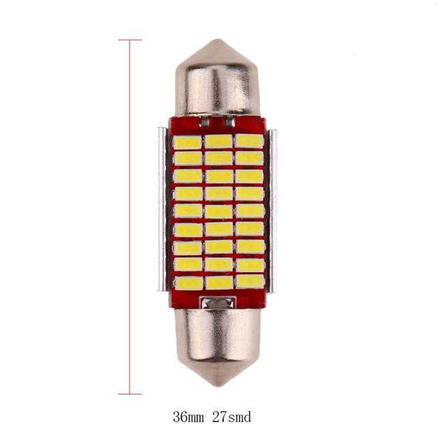 لمبات ليد سقف سيارة 36 ملم 8 وات توبيز Toby's Car LED Dome Light 3014 27smd