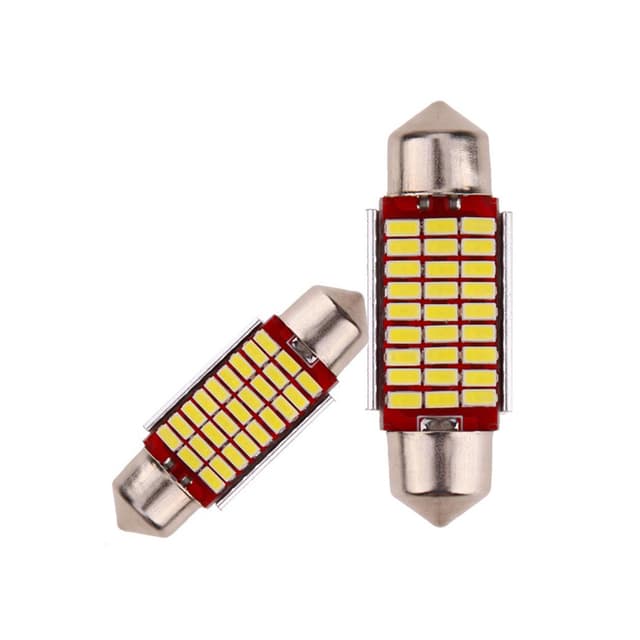 لمبات ليد سقف سيارة 36 ملم 8 وات توبيز Toby's Car LED Dome Light 3014 27smd