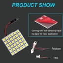 لمبات ليد سقف سيارة 500 لومن توبيز Toby's Car LED Dome Light 5050 36 SMD