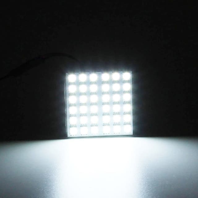 لمبات ليد سقف سيارة 500 لومن توبيز Toby's Car LED Dome Light 5050 36 SMD