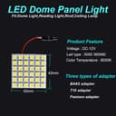 لمبات ليد سقف سيارة 500 لومن توبيز Toby's Car LED Dome Light 5050 36 SMD