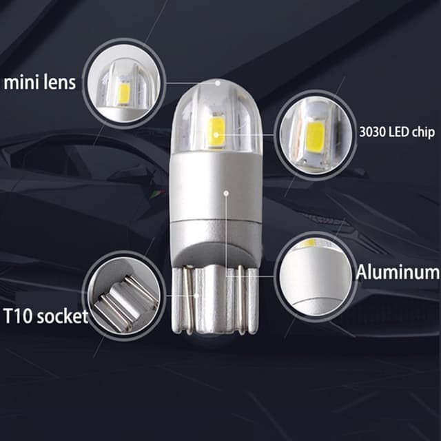 لمبة سيارة ليد 400 لومن توبيز Toby's Car Parking Light T10 3030 3smd DRL